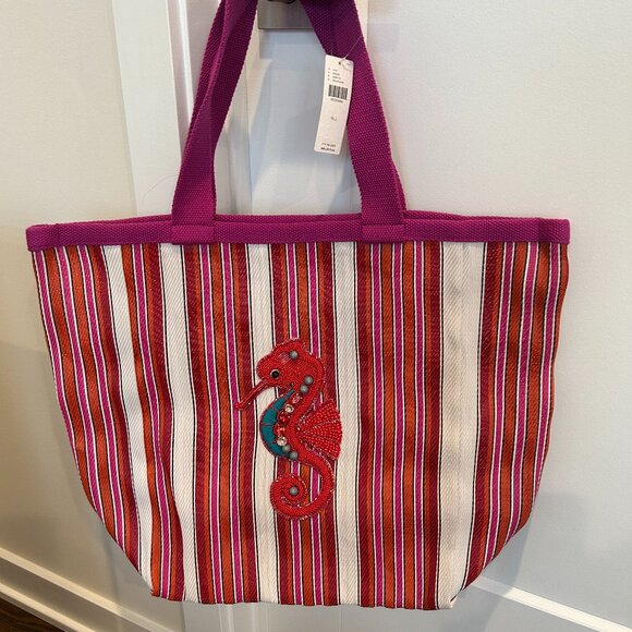 Anthropologie Handbags - Icon Bucket Beach Tote - Sold Out Online - Brand New!!!